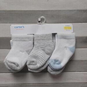 Baby Boys' 6pk Basic Terry Ankle Socks | Carters | 3-12 mos